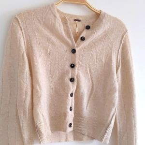 Free people cashmere cardigan XS new without tags